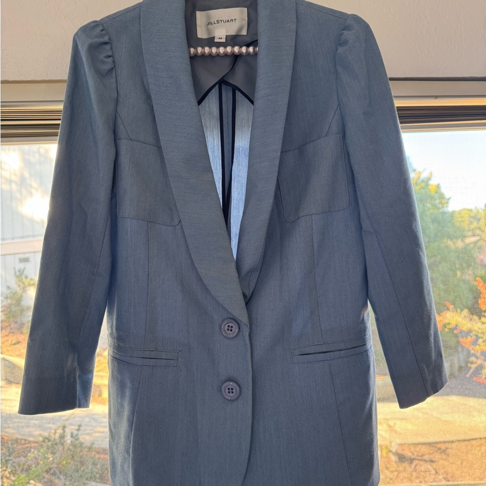 Jill Stuart Women's Charcoal Blazer